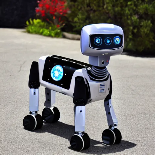 Image similar to a robot dog