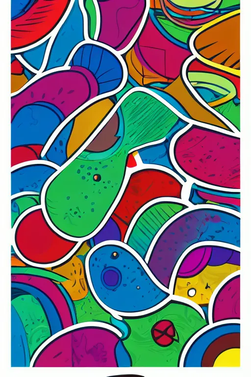 Image similar to art by brian miller, sticker, colorful, illustration, highly detailed, simple, smooth and clean vector curves, no jagged lines, vector art, smooth