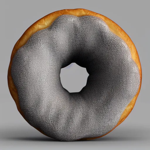 Prompt: 3 d ray traced rendering of a donut. 8 k, subsurface scattering, 4 0 0 0 samples, denoised