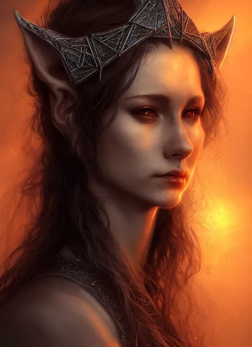 Image similar to a head and shoulders portrait of a female d & d bard, fantasy art, award winning, fox ears, by luis royo, high definition gorgeous dramatic lighting artstation trending path traced contrast light and dark cinematic breathtaking, 8 k