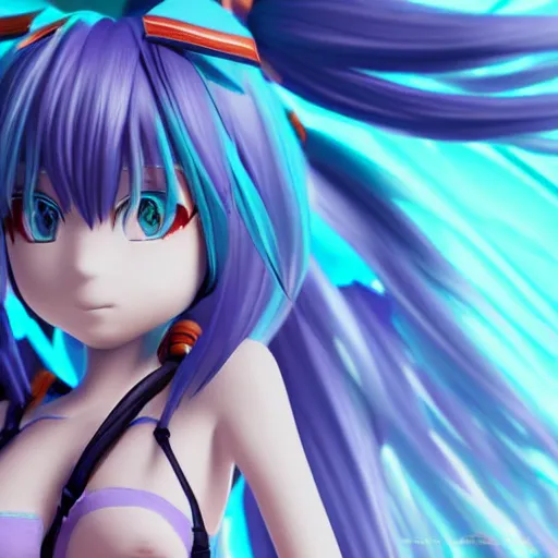 Prompt: miku hatsune, highly detailed, rtx render, anatomically correct