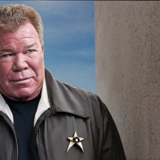 Prompt: William-Shatner starring in Breakiong-Bad