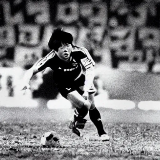 Prompt: movie still of Son heung-min fighting the monster in the thing (1982),