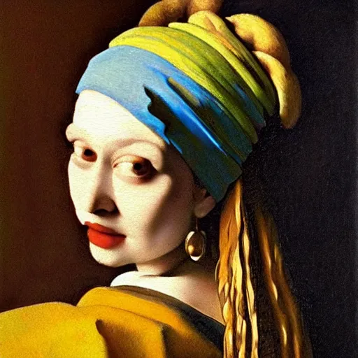 Prompt: high quality high detail painting by johannes vermeer, portrait of the dragon queen, hd, photorealistic lighting