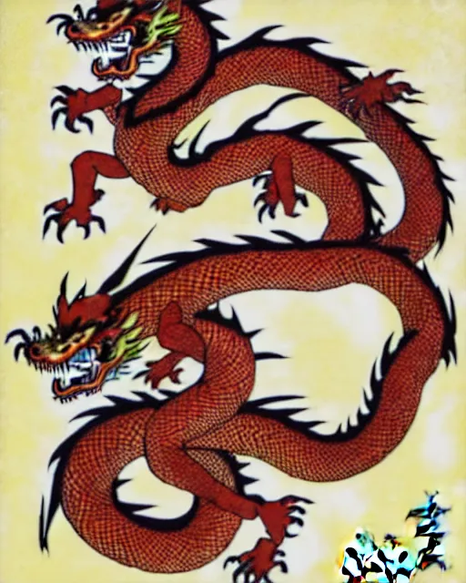 Prompt: chinese dragon by toriyama akira