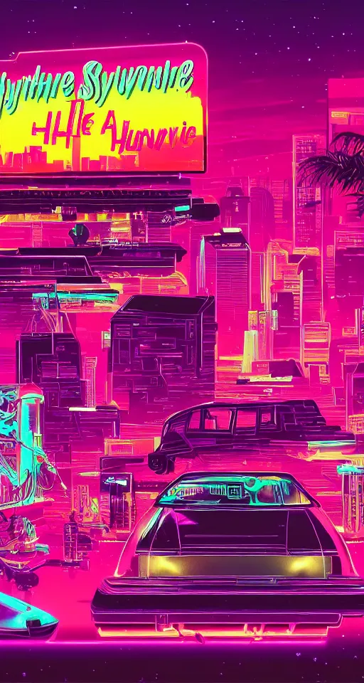 Prompt: Synthwave
