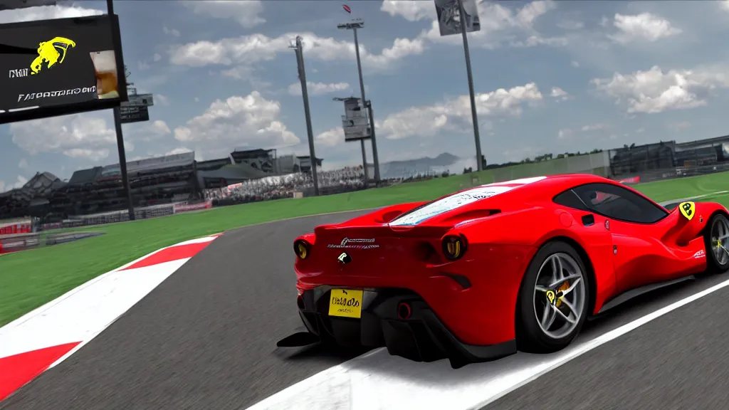 Image similar to forza motorsport screenshot of a ferrari