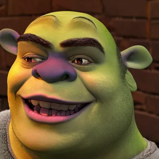 shrek with red eyes, head shot | Stable Diffusion | OpenArt