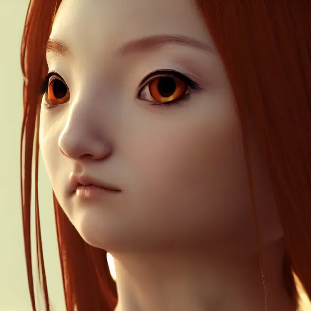 Image similar to perfectly centered close up portrait, anime goddess, candid photography, by leonardo da vinci, highly detailed, character concept, unreal engine 5