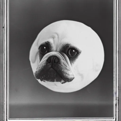 Image similar to dog sputnik, orbital photography, NASA collection