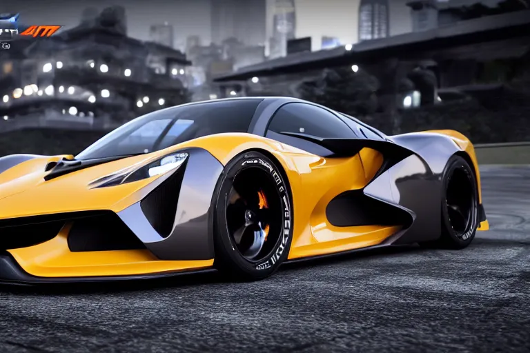 Image similar to photo wallpaper sport car gran turismo 7 forza horizon need for speed fast and furious 5 unreal engine supercar hypercar game concept car octane render, 4 khd 2 0 2 2 3 d cgi rtx style chrome reflexion global illumination ray tracing hdr arstation pixar and disney unreal