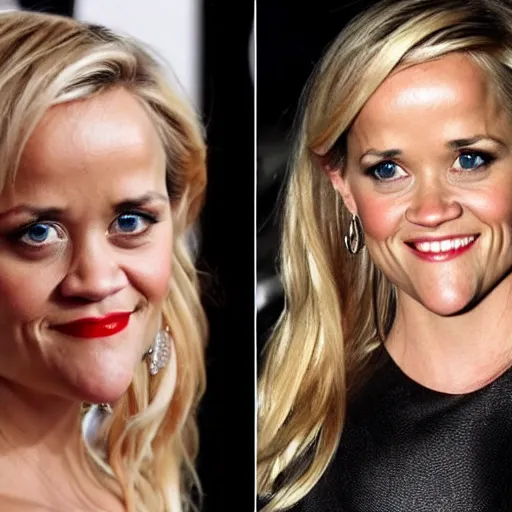 Image similar to rice on reece witherspoon face