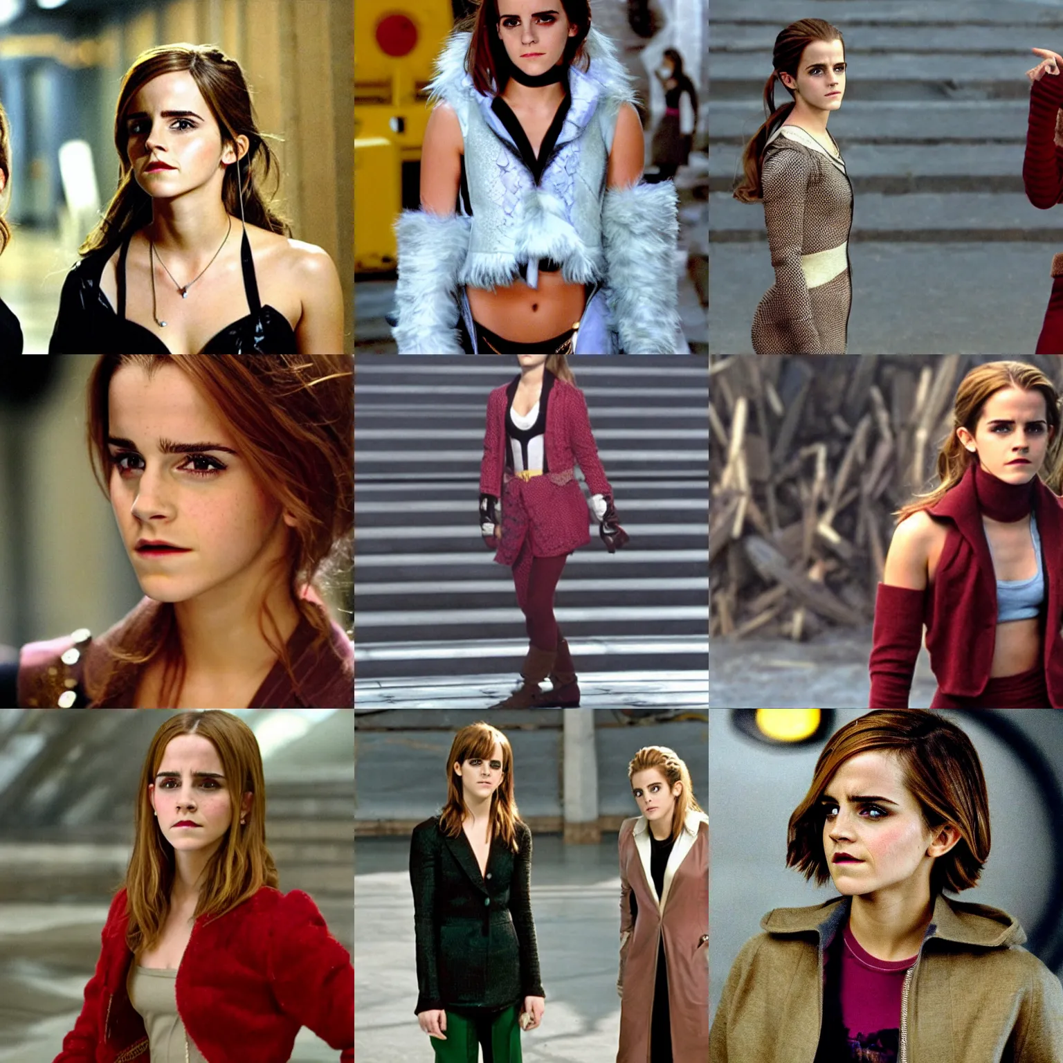 Prompt: Movie still of Emma Watson in Zoolander