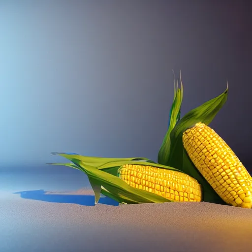 Image similar to corn can, studio lights, 5 0 mm bokeh, 3 d model, octane rendered, rtx reflections