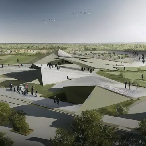 Image similar to desgin for school in iraq by zaha