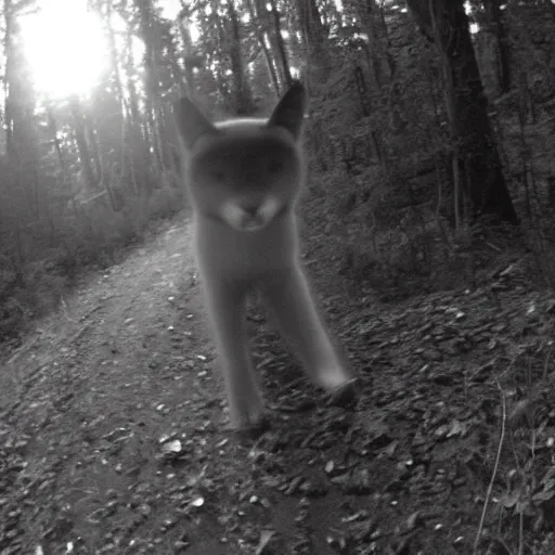 Image similar to a cryptid shot on a trailcam