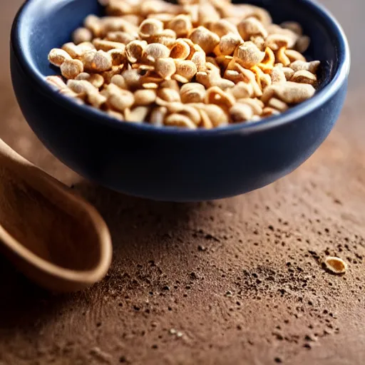 Image similar to a shoe splashes into a bowl of cereal, cinematic lighting