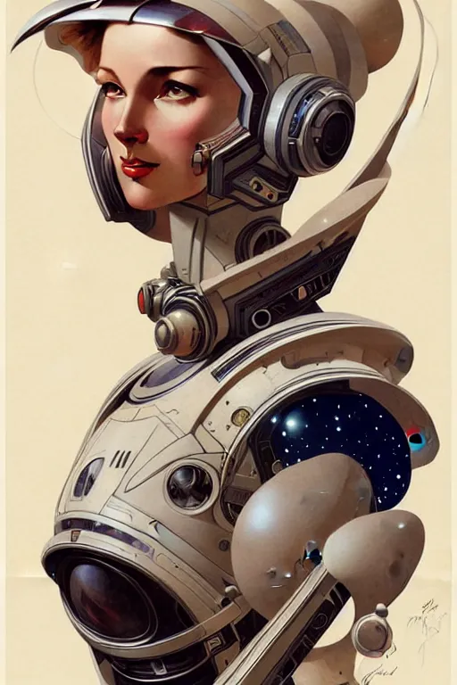 Image similar to design only 2 0 5 0 s retro future art italian jj leyendecker designs borders lines decorations space machine. muted colors. by jean - baptiste monge