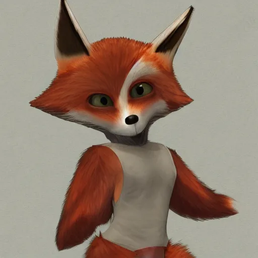 Image similar to an anthro fox, furry, anthro