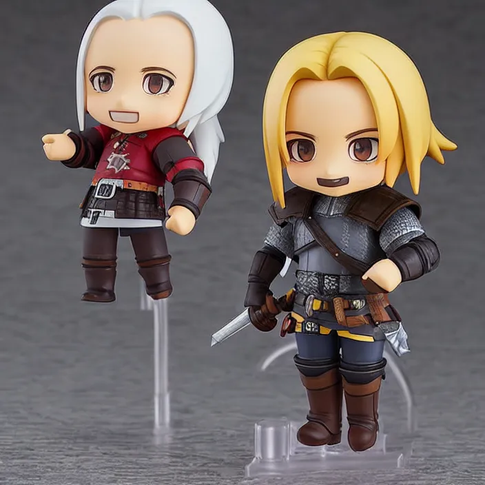 Image similar to chiquito de la calzada, an anime nendoroid of geralt, figurine, detailed product photo