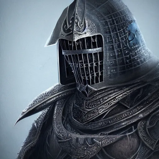 Prompt: portait of a dark souls knight, digital art, digital painting, masterpiece, elegant, hyper realistic, award winning, 8 k, behance, artstation, unreal engine 5, octane render, masterpiece, sharp focus, intricate, ornate