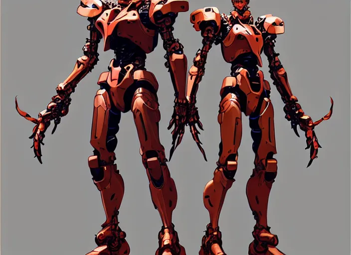 Prompt: character design game art digital 3 d man chines evangelion cyborg armor by gaston bussiere, anna nikonova aka newmilky, greg rutkowski, yoji shinkawa, yoshitaka amano, tsutomu nihei, moebius, donato giancola, trending on artstation, featured on pixiv