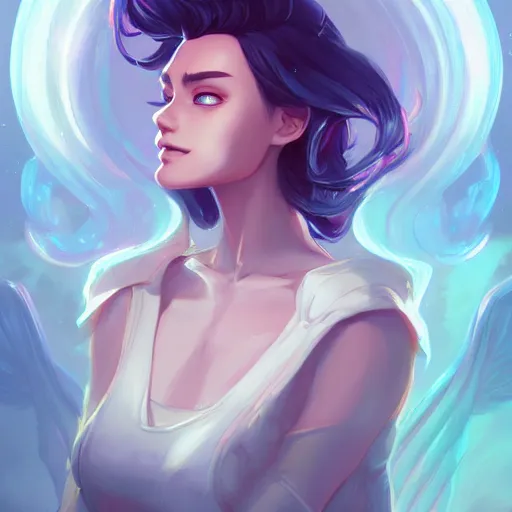 Image similar to a portrait of a beautiful marine, art by lois van baarle and loish and ross tran and rossdraws and sam yang and samdoesarts and artgerm and saruei, digital art, highly detailed, intricate, sharp focus, Trending on Artstation HQ, deviantart, unreal engine 5, 4K UHD image