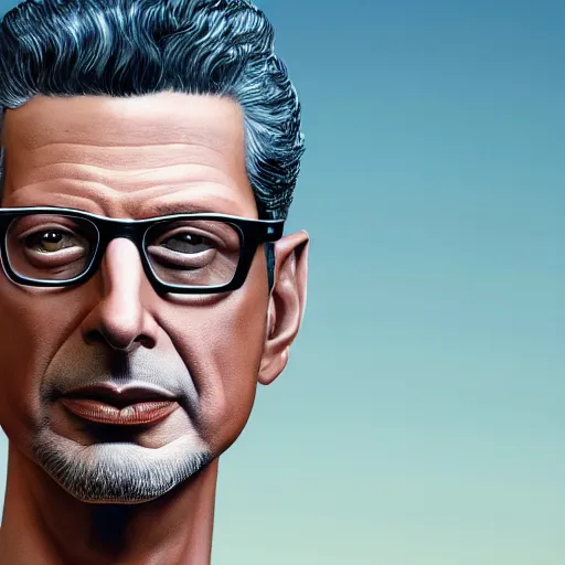 Prompt: hyperrealistic image of jeff goldblum, by thomas eakes & xiang duan & mike judge, perfect symmetry, dim volumetric lighting, photorealistic, 8 k octane beautifully detailed render, post - processing, extremely hyper - detailed, intricate, epic composition, cinematic lighting, masterpiece, trending on artstation, incredibly detailed, stunning,