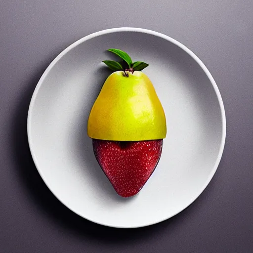 Prompt: cookbook illustrations of fruit that look like human body parts