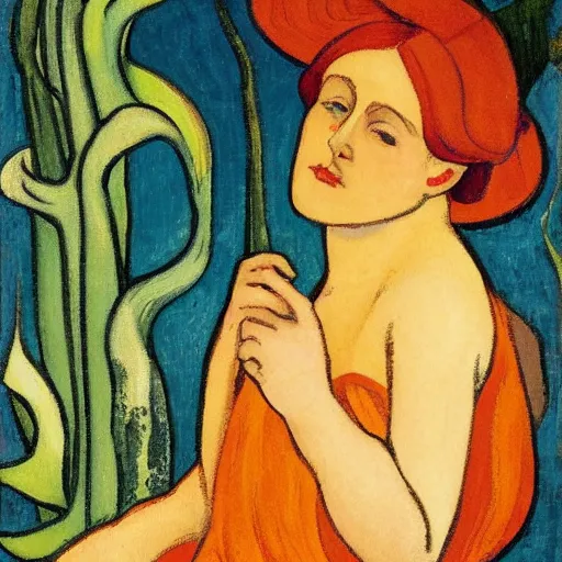 Prompt: Achatina by Maurice Denis