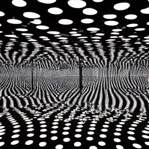 Prompt: yayoi kusama's infinity mirror rooms