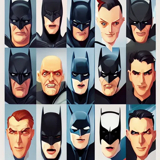 Image similar to face icon stylized minimalist batman, loftis, cory behance hd by jesper ejsing, by rhads, makoto shinkai and lois van baarle, ilya kuvshinov, rossdraws global illumination