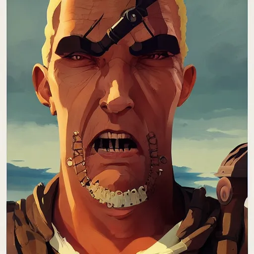 Image similar to face icon stylized minimalist mad max : fury road, loftis, cory behance hd by jesper ejsing, by rhads, makoto shinkai and lois van baarle, ilya kuvshinov, rossdraws global illumination