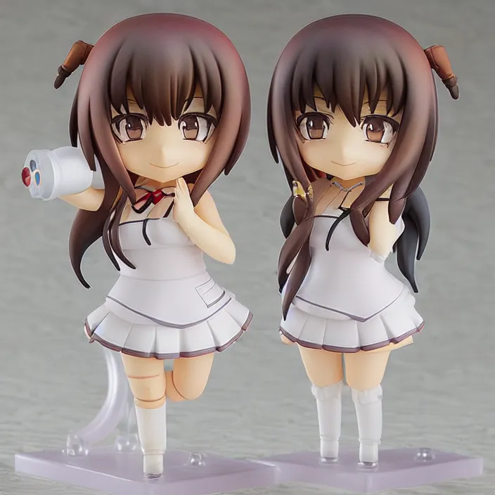 Image similar to An anime Nendoroid of A LOVELY GIRL, figurine, detailed product photo