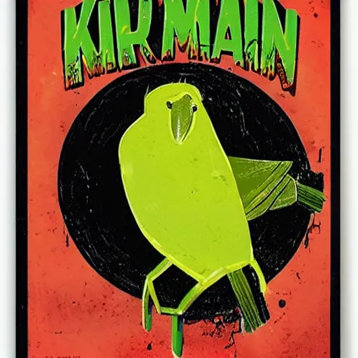 Image similar to A kiwi bird, Emmet McBain poster