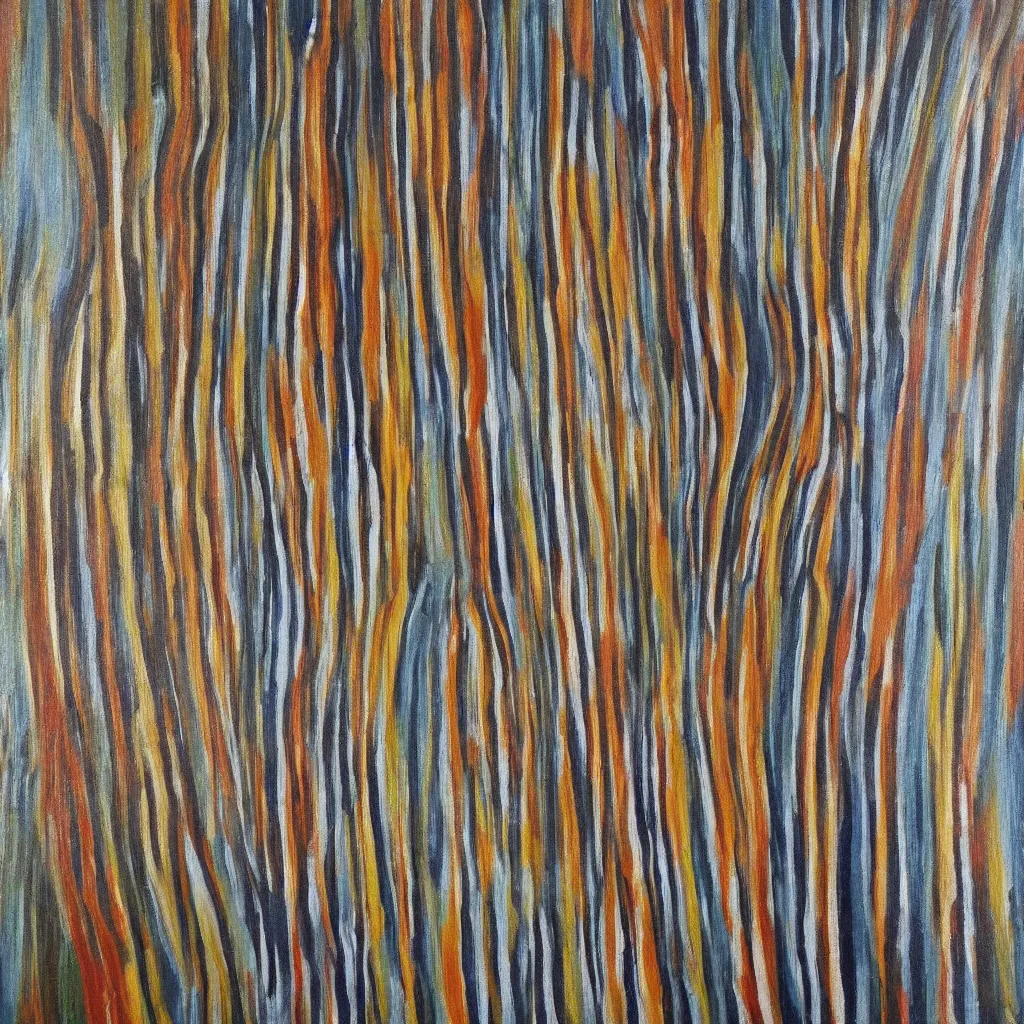 Image similar to oil painting, stripes