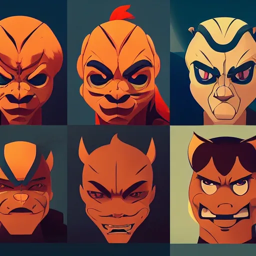 Image similar to face icon stylized minimalist thundercats, loftis, cory behance hd by jesper ejsing, by rhads, makoto shinkai and lois van baarle, ilya kuvshinov, rossdraws global illumination