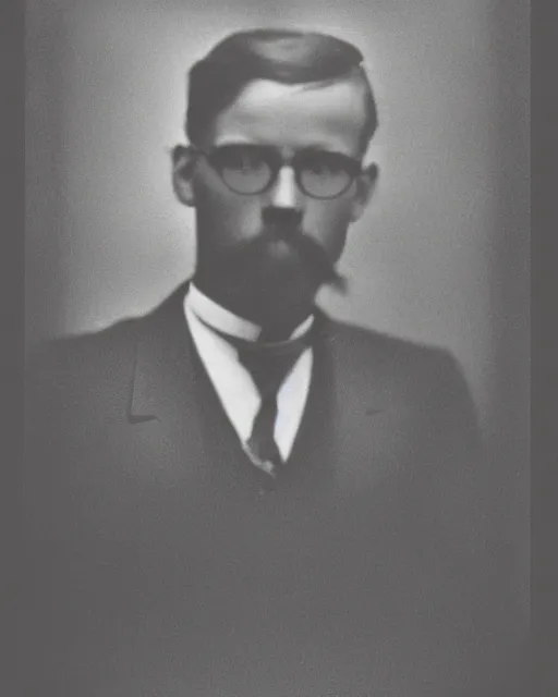 Image similar to 1 9 0 0 s photo of a person on a macbook pro old photo grain double exposure masterpiece
