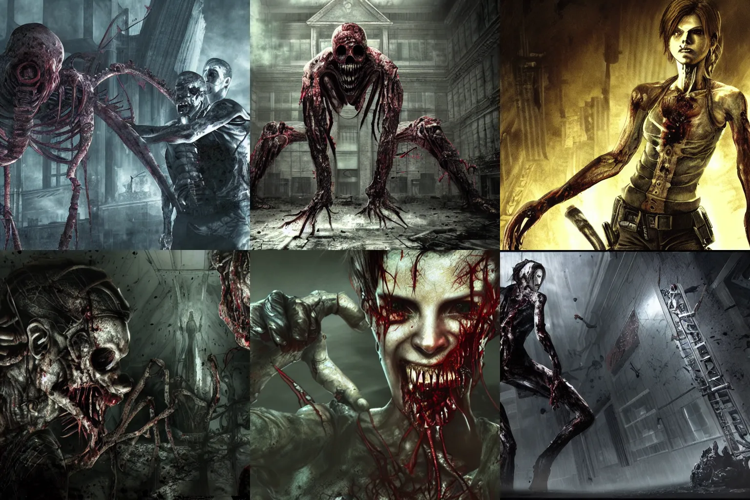 Image similar to Resident Evil virus concept art, highly detailed, horror, scary, terrifying, horrific, hd 4k