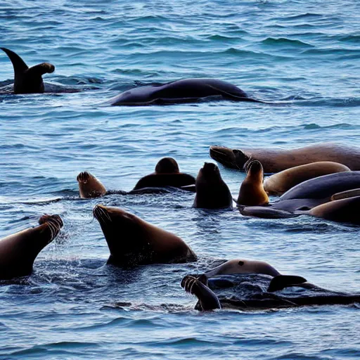 Image similar to “ Extremely obese sea lions”