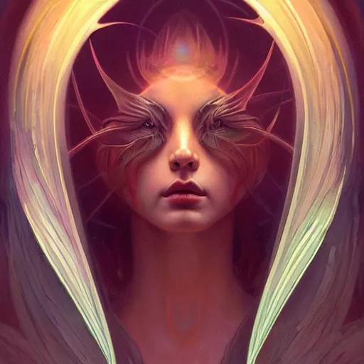 Prompt: A Symmetrical composition portrait of A beautiful!!!! angel in black flames by Ross Tran!! and alphonse mucha and greg rutkowski! and Zdzisław Beksiński!!,In style of digital art.dark Fantasy,smooth,hyper detailed,sharp focus,Soft light.4k