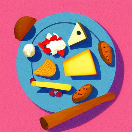 Image similar to cheese, food illustration in instagram # foodillustration