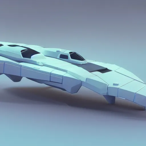 Prompt: ultra minimalist and smooth retro sci-fi toon spaceship, volumetric lighting, 8K, dynamic scene, Blender 3D, dreamyart, Mattey, Pick Wu, Andras Csuka detailed concept art pastel, 3d quality, octane render