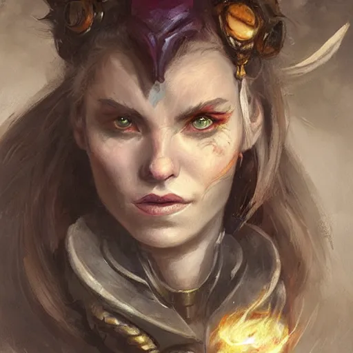 Prompt: dungeons & dragons character portrait by livia prima, wonderful, beautiful