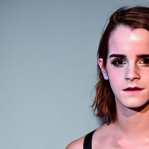 Image similar to Cyberpunk Emma Watson