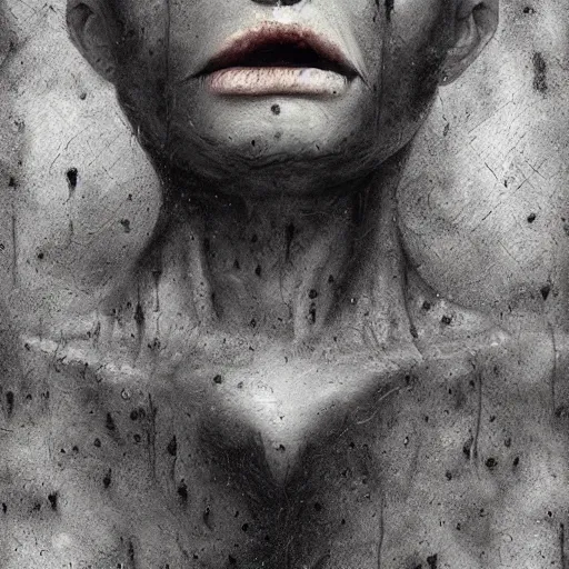 Image similar to glorious dissolution of being. by anton semenov, hyperrealistic photorealism acrylic on canvas