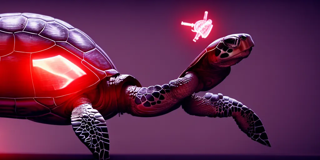 Image similar to surgeon operating on a turtle, science fiction industrial hard science concept art, 8K render octane high definition cgsociety, illustration, unreal engine