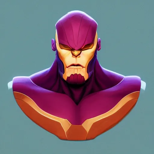 Image similar to face icon stylized minimalist thanos, loftis, cory behance hd by jesper ejsing, by rhads, makoto shinkai and lois van baarle, ilya kuvshinov, rossdraws global illumination