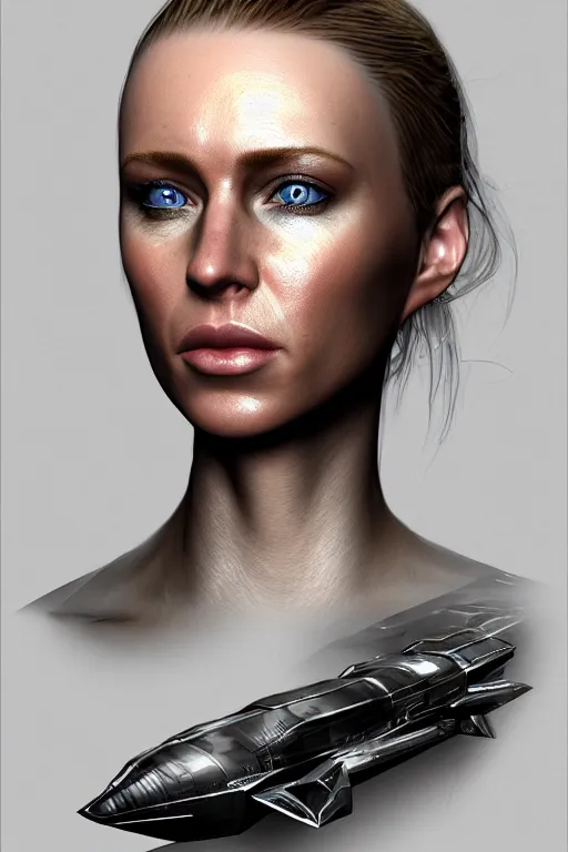Prompt: epic professional digital airbrush of gorgeous attractive female irish supermodel starship military officer, by leesha hannigan, iris van herpen, artstation, cgsociety, wlop, epic, much wow, much detail, gorgeous, detailed, masterpiece
