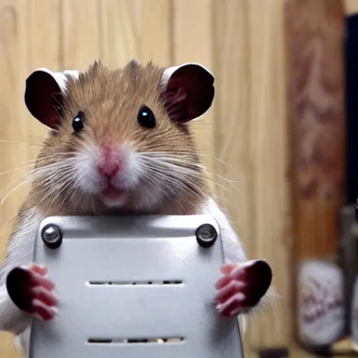 Image similar to hamster the butcher